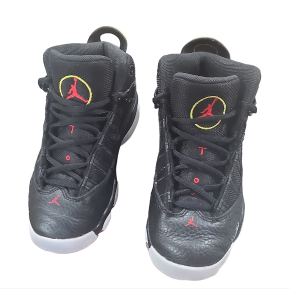 Jordan Other - Air Jordan Six Rings Black Red And White Size 2Y